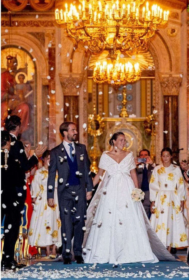 زفاف الأمير فيليبوس Prince Philippos أمير اليونان ونينا فلور Nina Flohr