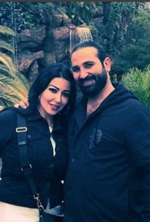 سمية الخشاب وطليقها في صورة قبل ان يتم حذفها بعد الطلاق