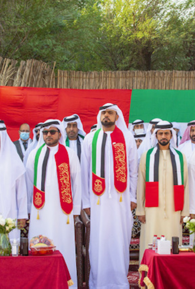 مسيرة الذيد .. لوحة وطنية في حب الإمارات