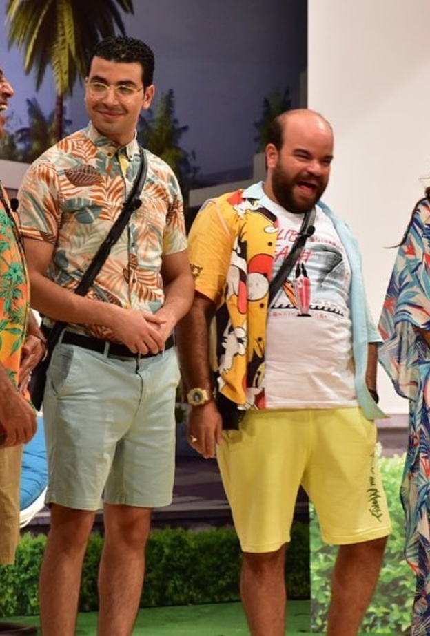 أبطال مسرحية "شمسية وأربع كراسي"