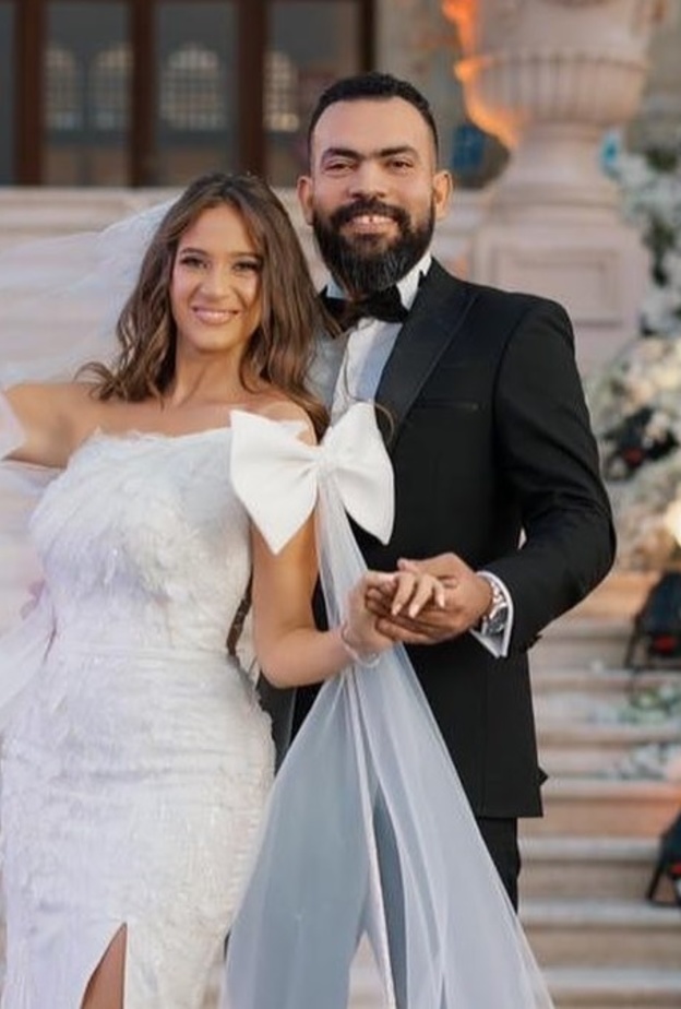 خالد عليش في حفل زفافه