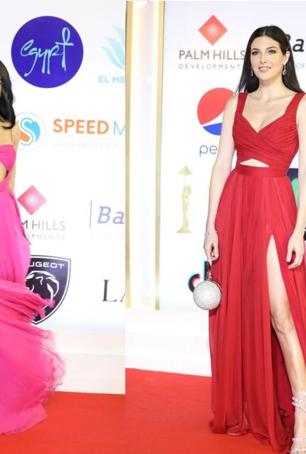 سلمى أبو ضيف وإطلالة متشابهة مع رزان جمال