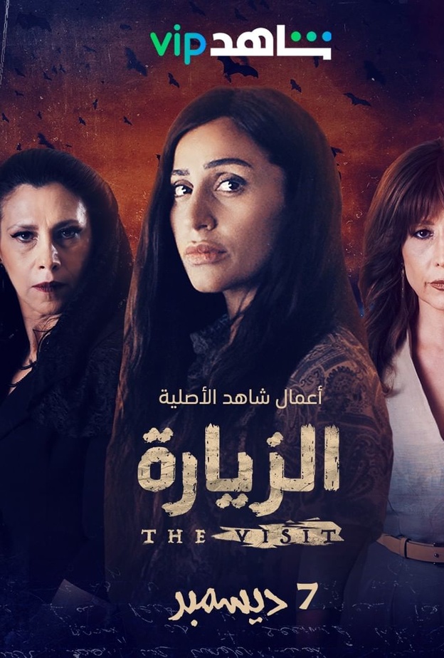 دينا الشربيي على بوستر مسلسل الزيارة