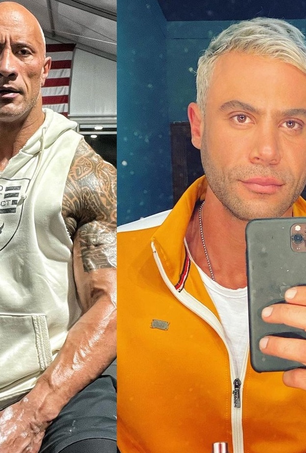 محمد إمام وذا روك