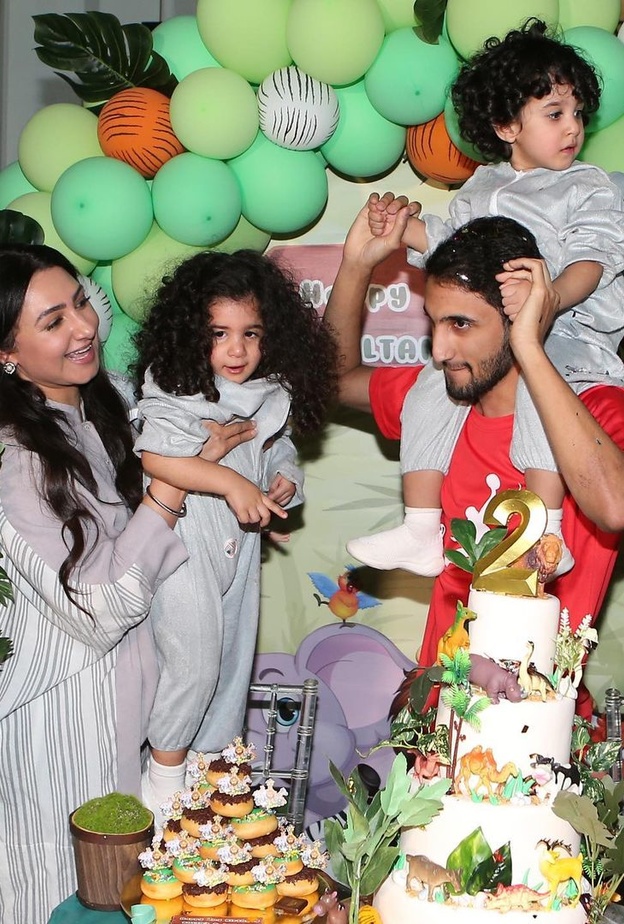 عيد ميلاد ابناء هيفاء حسين 