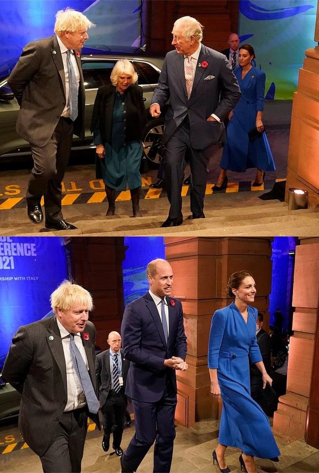 العائلة المالكة البريطانية في حفل افتتاح قمة تغير المناخ