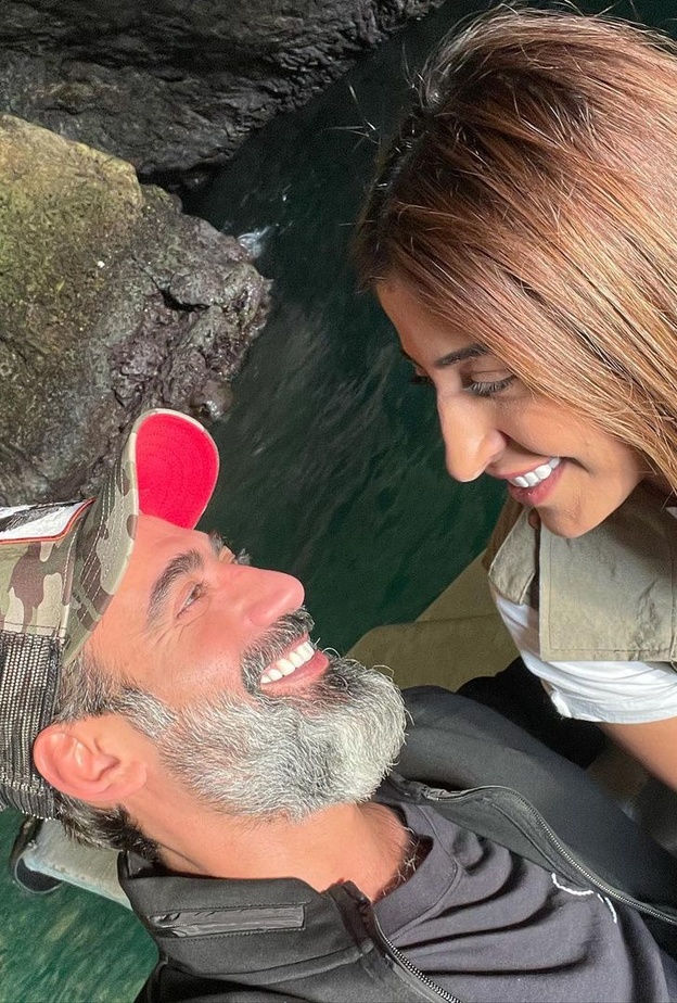 شجون الهاجري ومحمد العلوي 