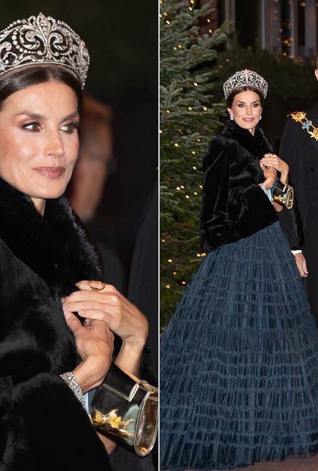 ملك وملكة السويد يستضيفان مأدبة عشاء رسمية لملك وملكة إسبانيا