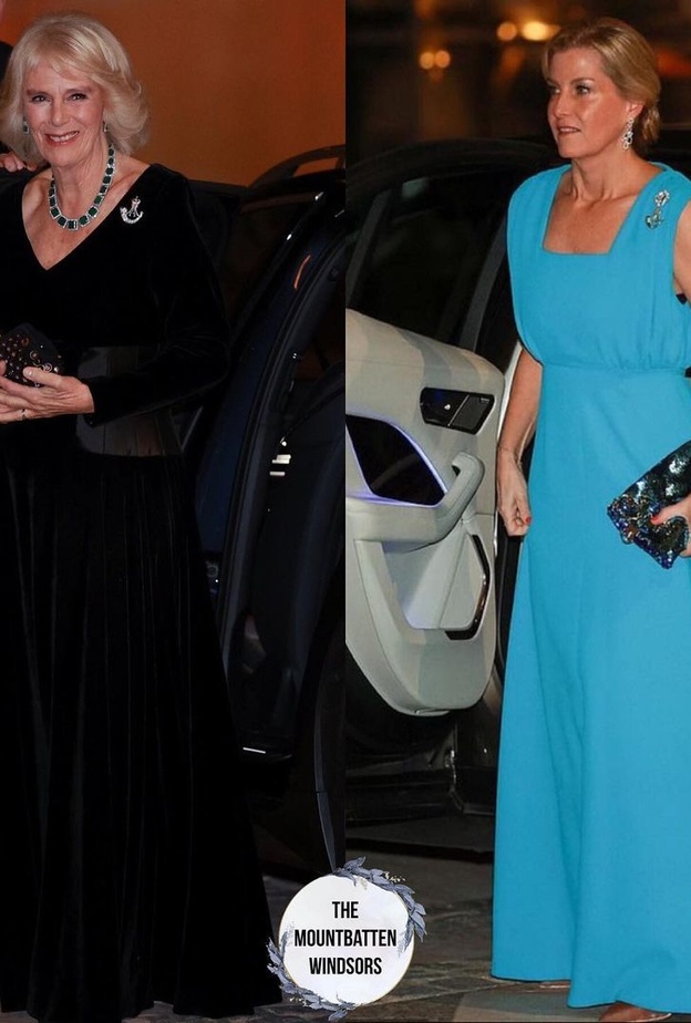 دوقة كورنوال وكونتيسة وسكس في حفل عشاء جوائز Rifles Awards