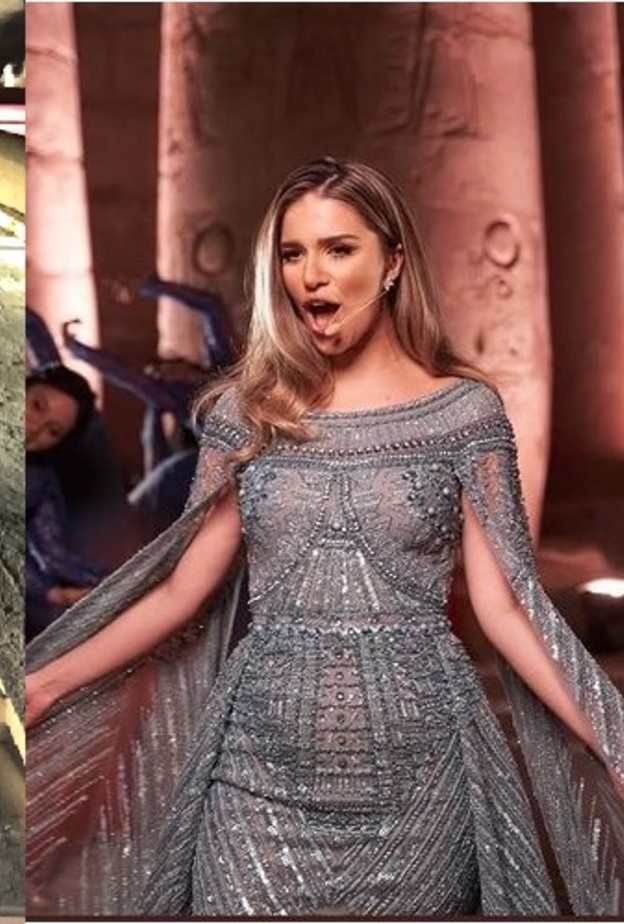 نجمات افتتاح طريق الكباش