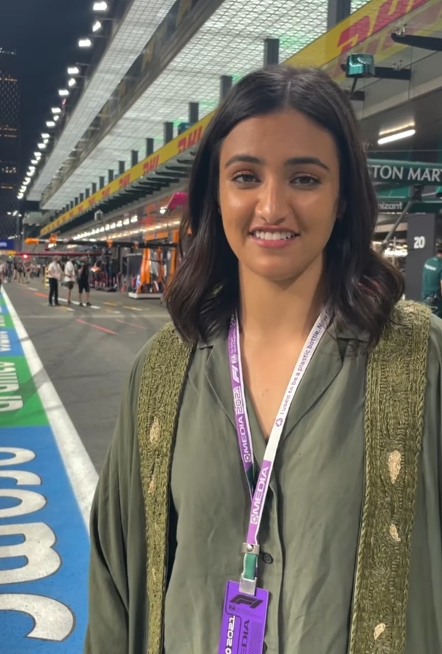 ريما الجفالي تعرب عن سعادتها كسفيرة رسمية لجائزة السعودية الكبرى للفورومولا 1