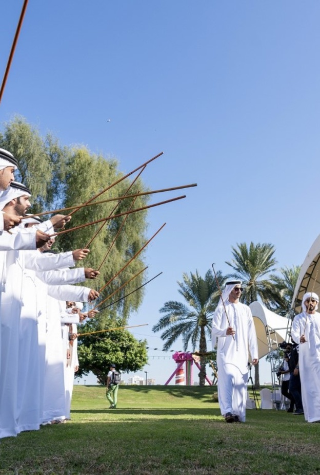 العروض الفلكولورية والتراثية الإماراتية في عيد الأتحاد الخمسين