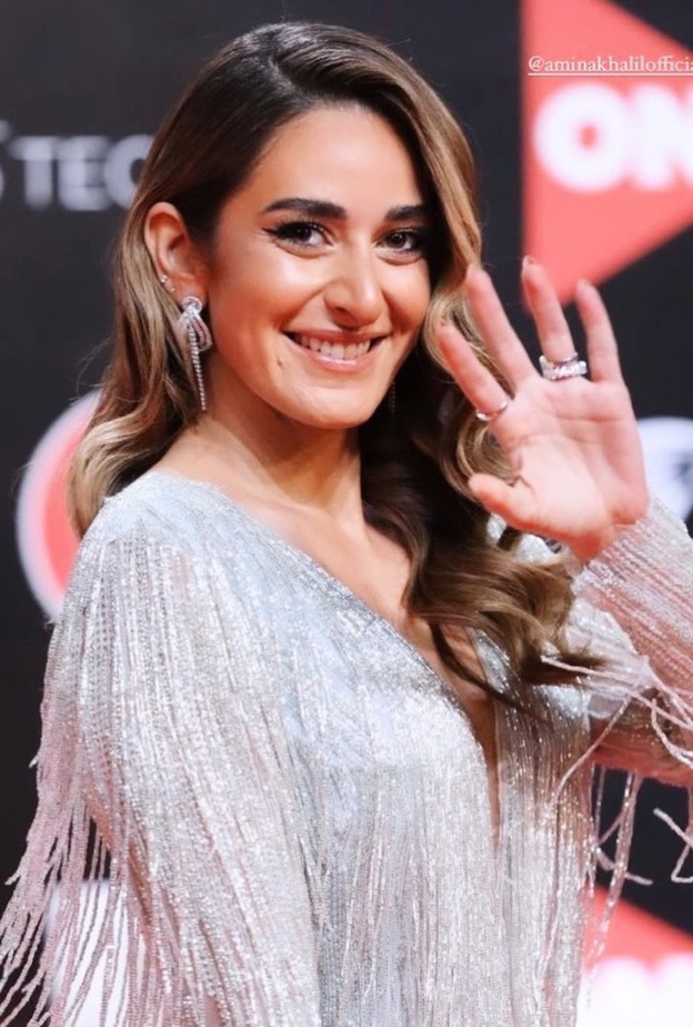 الفنانة امينة خليل تحلم بالزواج= انستغرام الفنانة