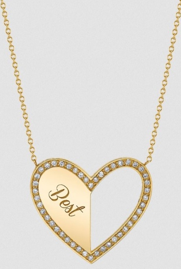 سلسلة ذهبية Best Friend Heart من Baby Gold
