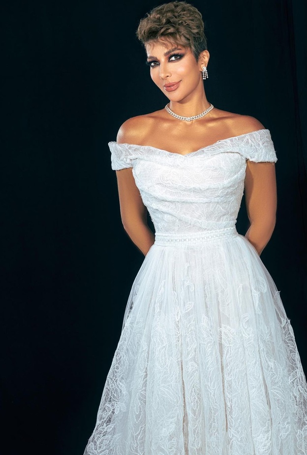 فساتين زفاف النجمات انستقرام@assala_official