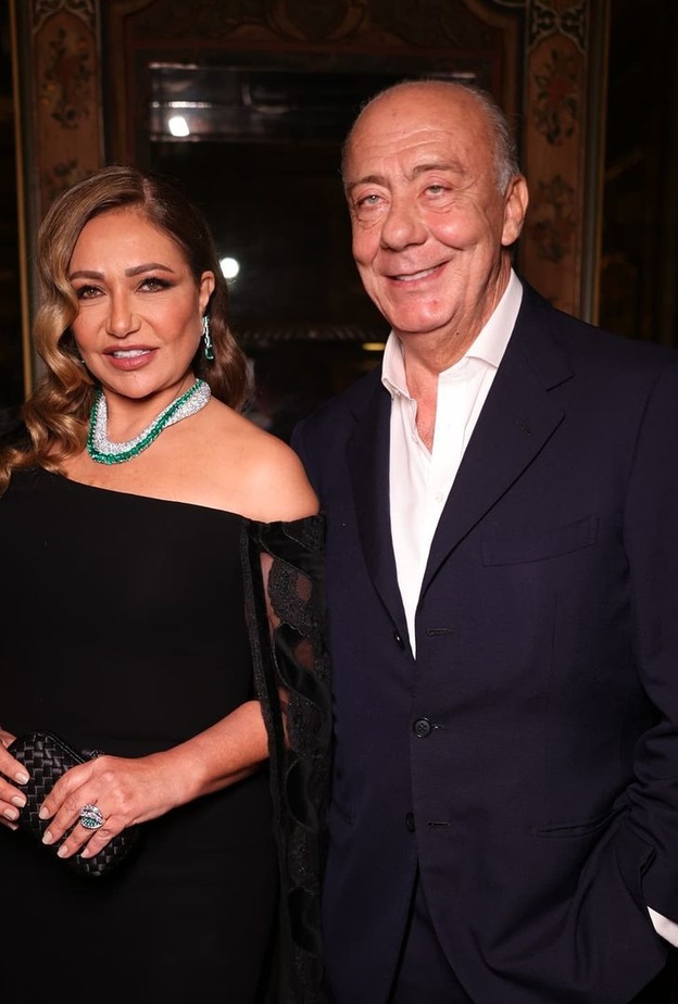 فواز غريوزي والممثلة المصرية ليلى علوي