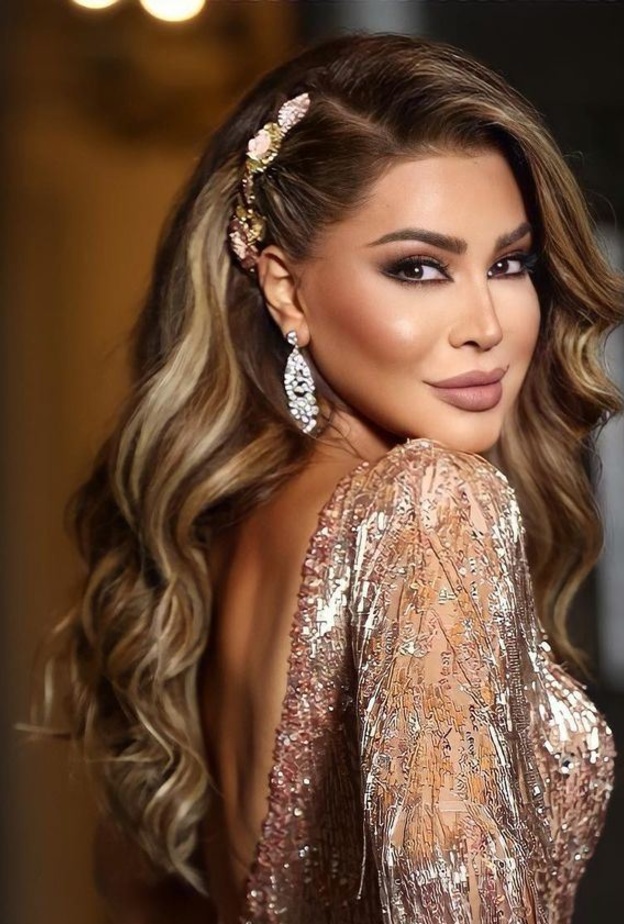  الشعر المنسدل على طريقة نوال الزغبي