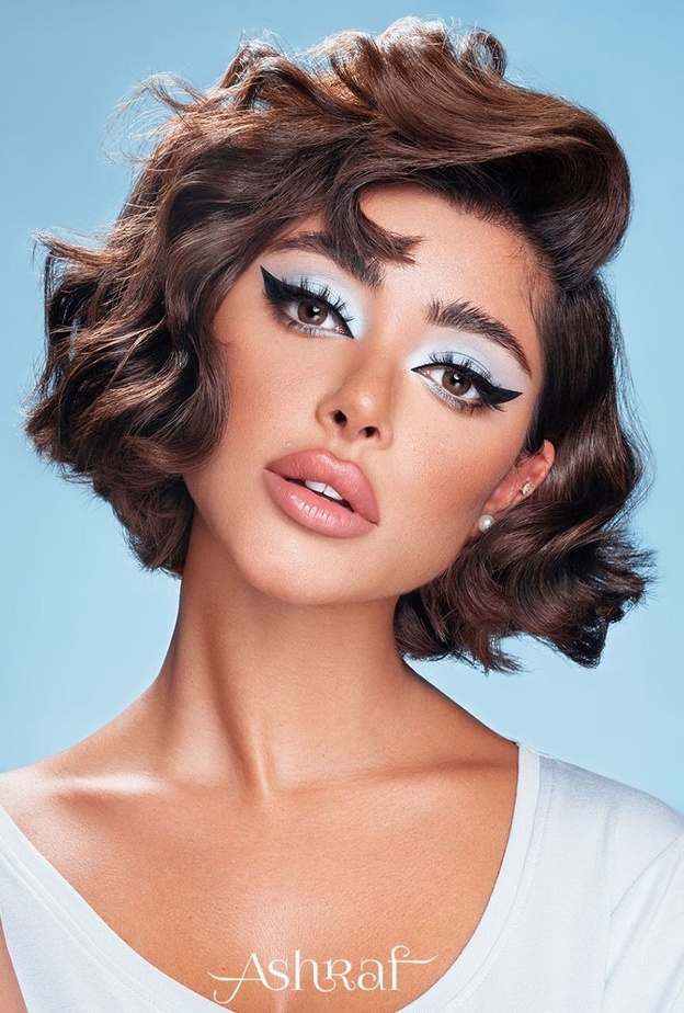 قصات شعر مميزة من حساب ashrafhaircouture على انستغرام