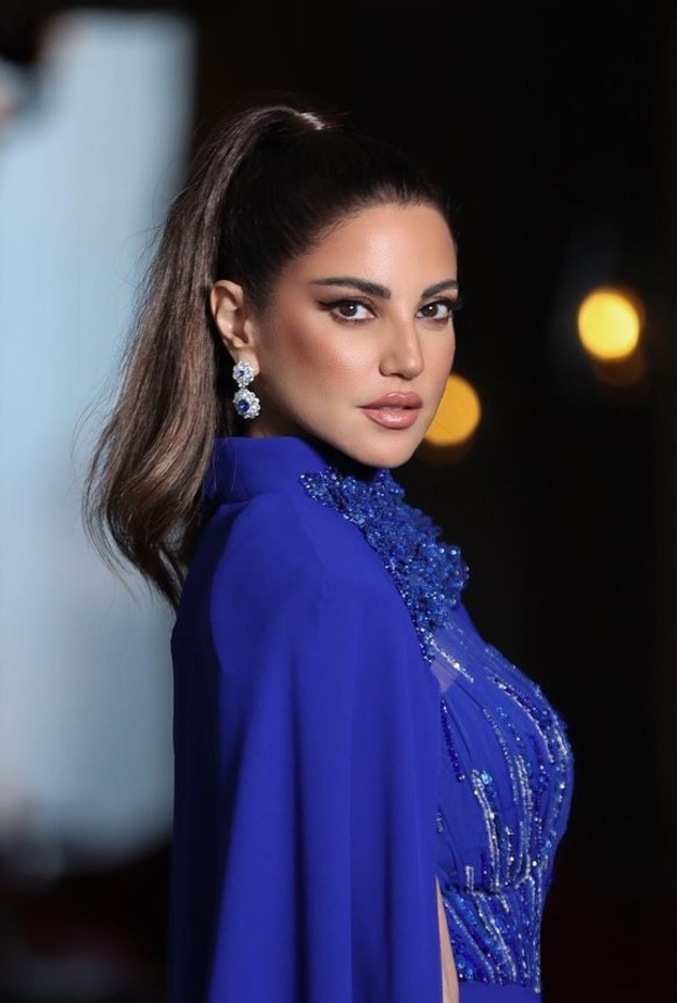 مكياج ترابي على طريقة درة زروق - الصورة من حسابها على انستغرام