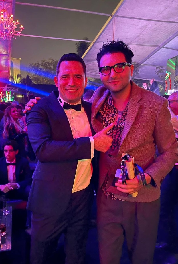 المخرج مهدي هميلي والفنان ظافر العابدين