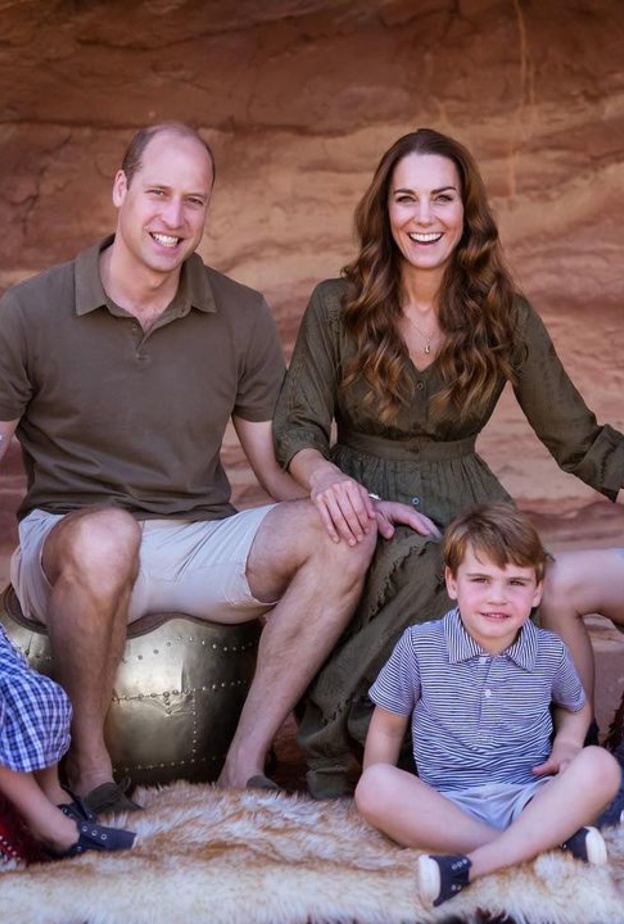 عائلة كامبريدج في مدينة البترا الأثرية بالمملكة الأردنية الهاشمية