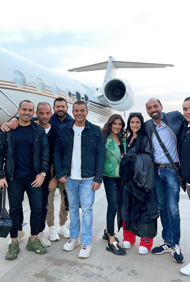 عمرو دياب والنجوم في الرياض