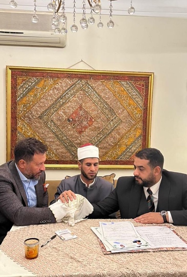 عقد قران ابنة ماجد المصري