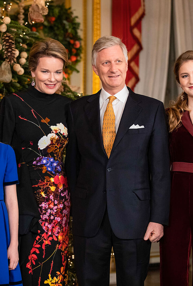 العائلة المالكة البلجيكية تكشف عن شجرتها لعطلة أعياد الميلاد