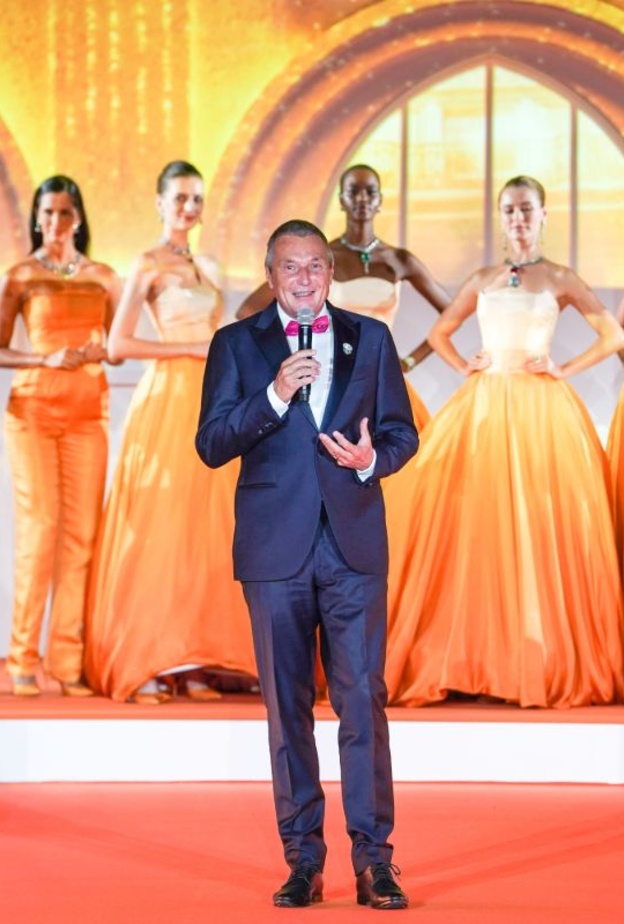 الرئيس التنفيذي لدار بولغري Bvlgari في حفل اطلاق مجموعة Magnifica 