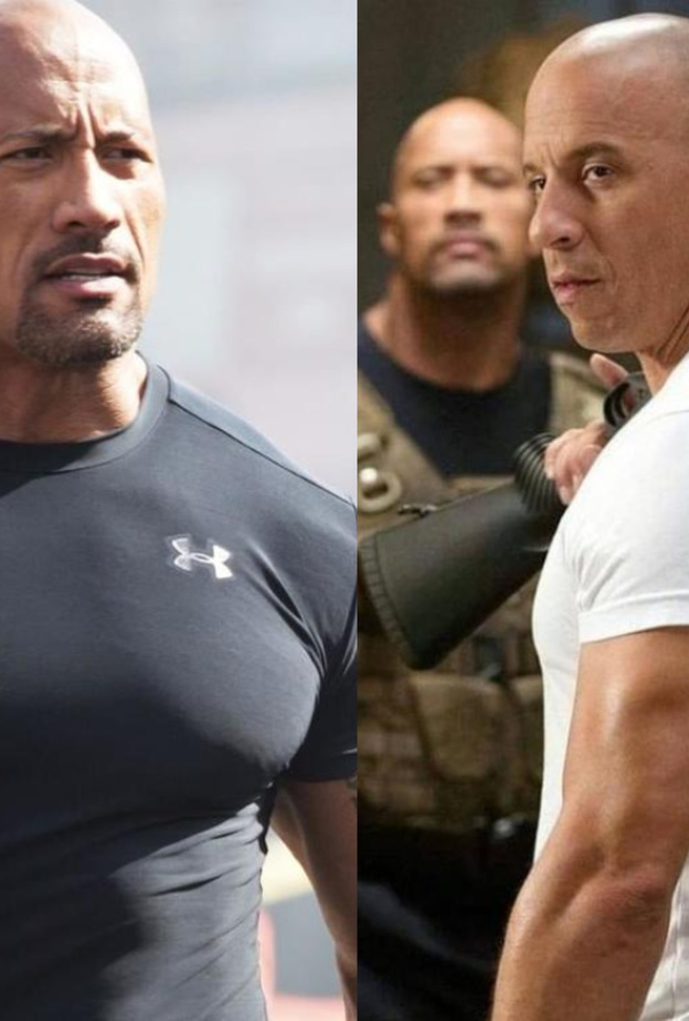 دواين جونسون وفين ديزل