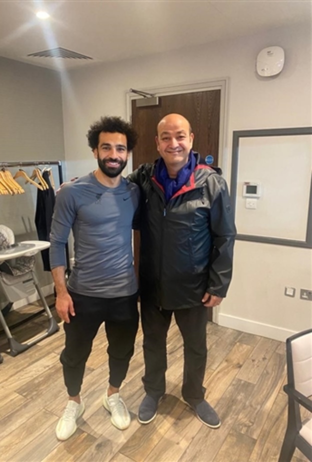 عمرو أديب ومحمد صلاح