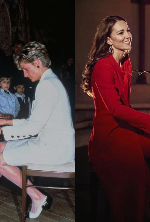 مقارنات بين كيت وديانا بعد عرض العزف بالبيانو الذي قدمته كيت في حفلها الخيري الجديد