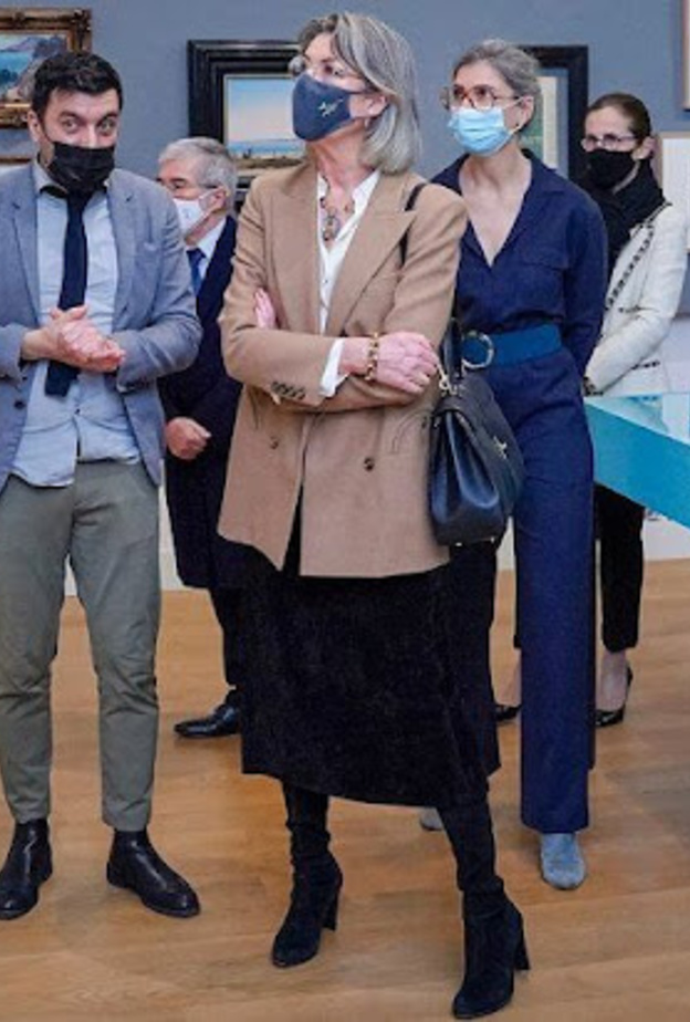 الأميرة كارولين تزور معرض "موناكو - الإسكندرية" في فيلا ساوبر