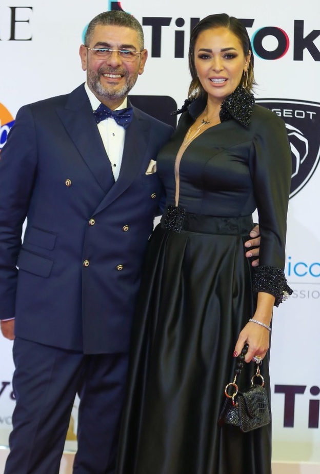 داليا البحيري وزوجها