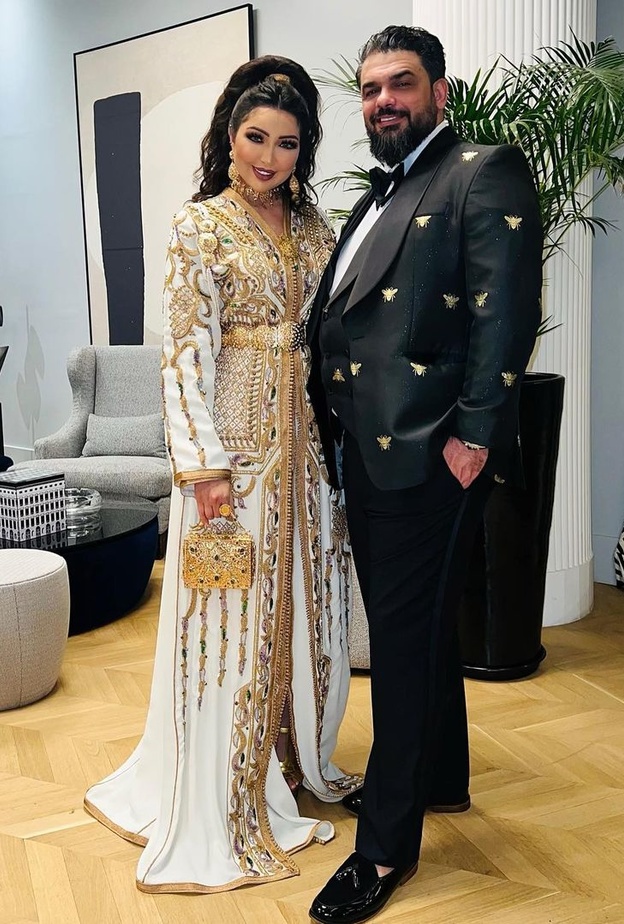 دنيا بطمة وزوجها