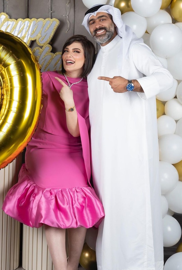 اول عيد زواج لـ هبة الدري ونواف العلي بعد عودتهما لبعض