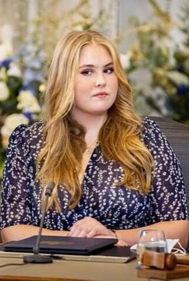 الأميرة أماليا تحضر اجتماعها الأول في مجلس الدولة الهولندية