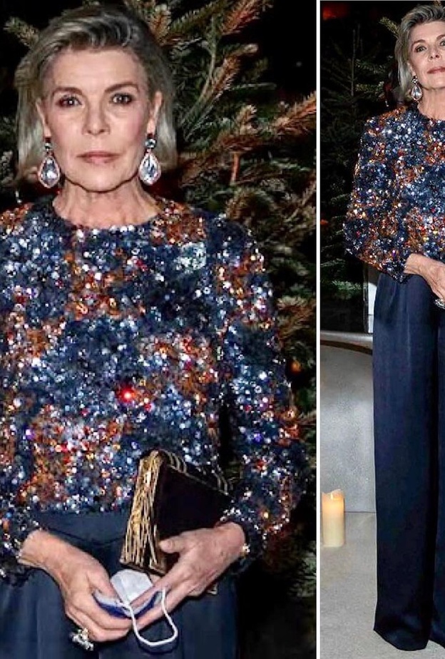 الأميرة كارولين تحضر مأدبة عشاء في ذكرى مصمم الأزياء الراحل كارل لاغرفيلد