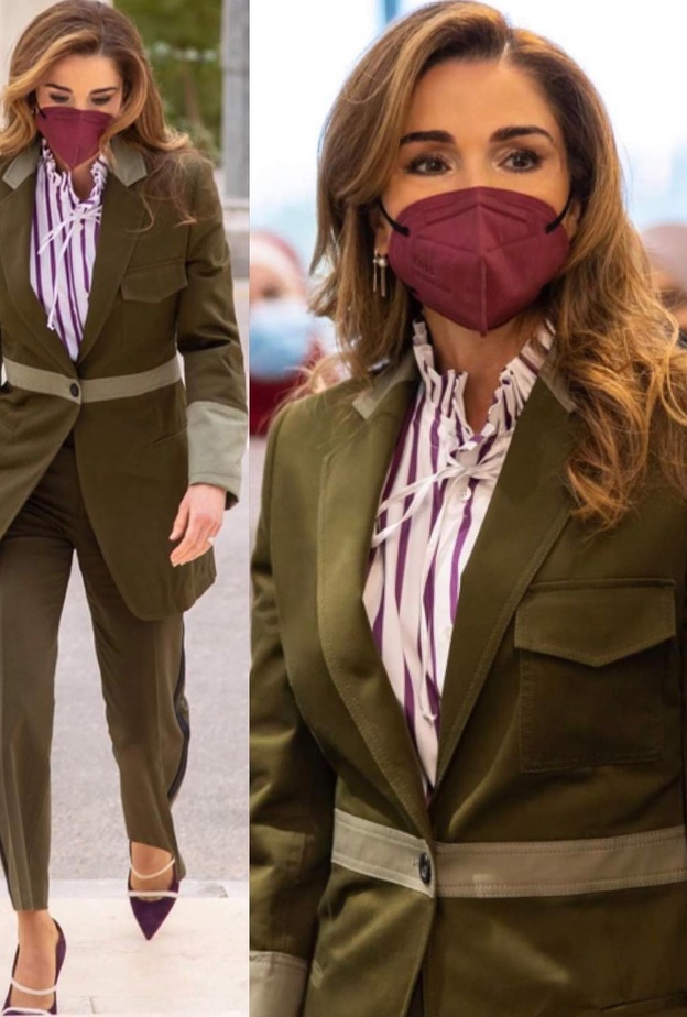 الملكة رانيا تزور أكاديمية الملكة رانيا لتدريب المعلمين في عمان