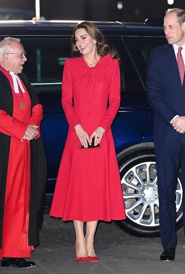  الأمير وليام وكيت ميدلتون في حفل أعياد ميلاد في كاتدرائية وستمنستر