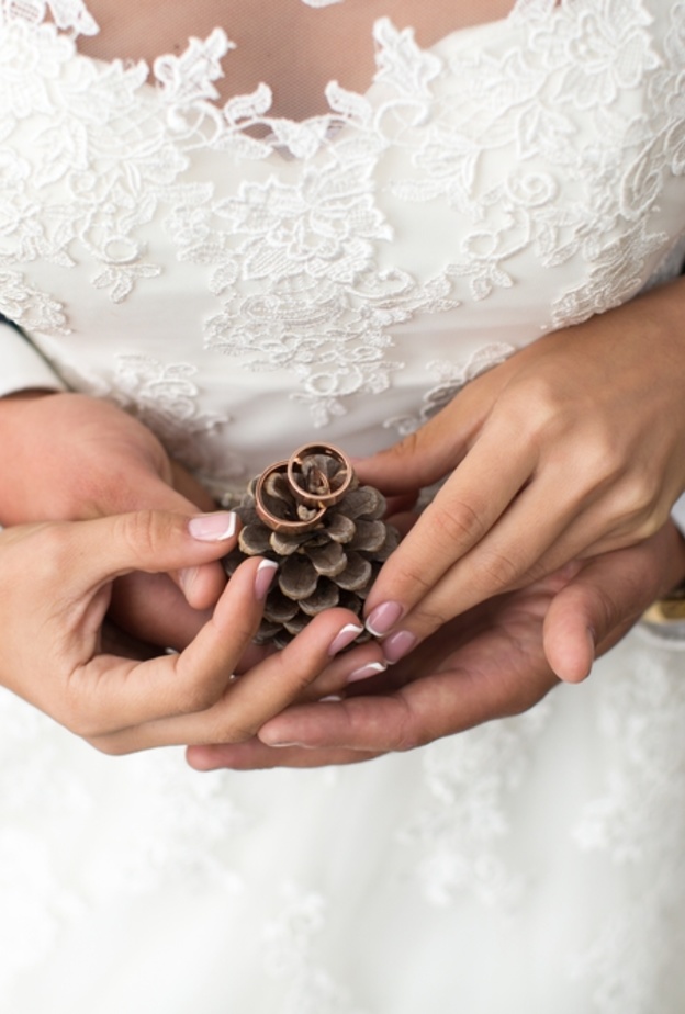 زيني زفافك الشتوي بأكواز الصنوبر