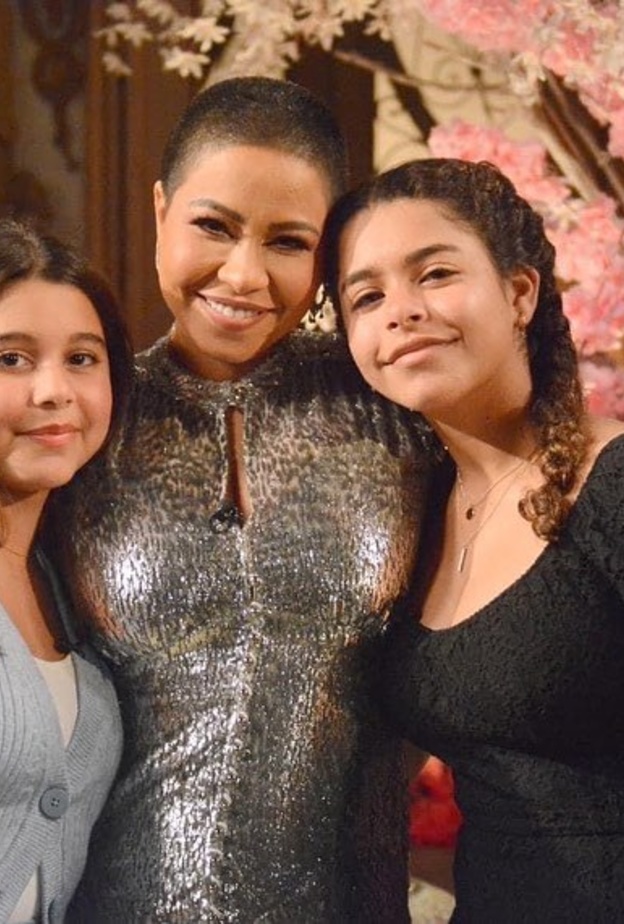 شيرين عبد الوهاب وبناتها