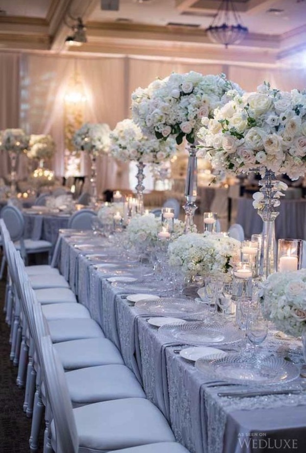 أبرز الديكورات باللون الفضي للأعراس في 2022 