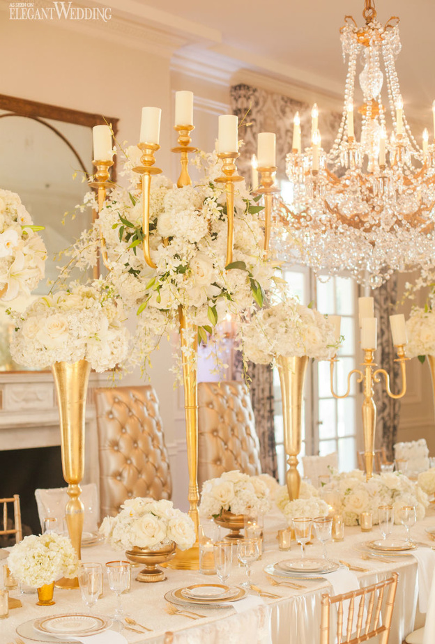 افكار ديكور زفاف براقة لحفل نهاية العام