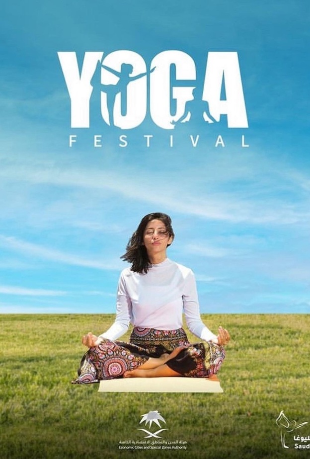 أكثر من 1000 مشارك ومشاركة في مهرجان اليوغا الأول في المملكة