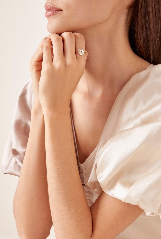 دبل خطوبة الماس بتصميمات مبتكرة وجديدة