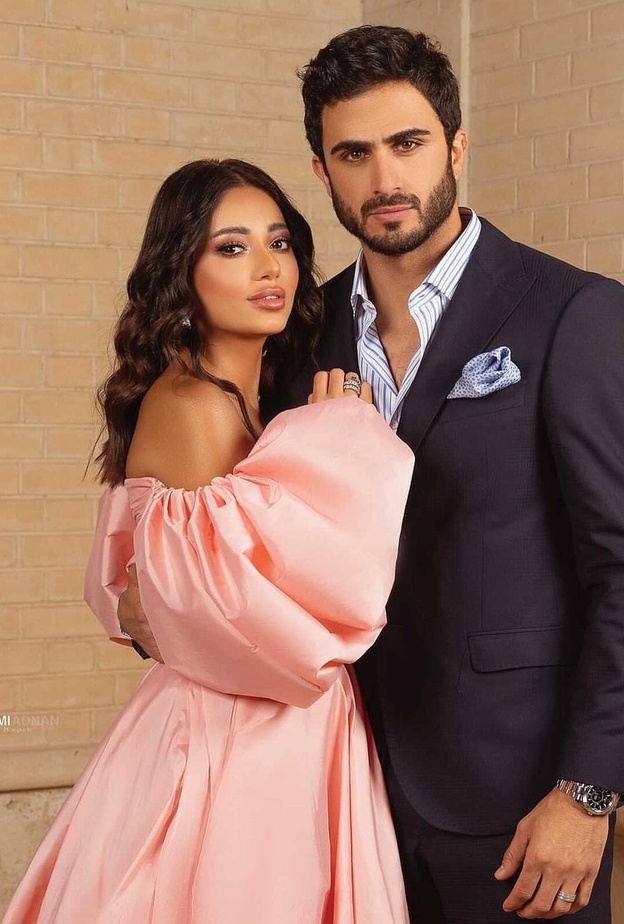 رحمة رياض وزوجها ألكسندر علوم