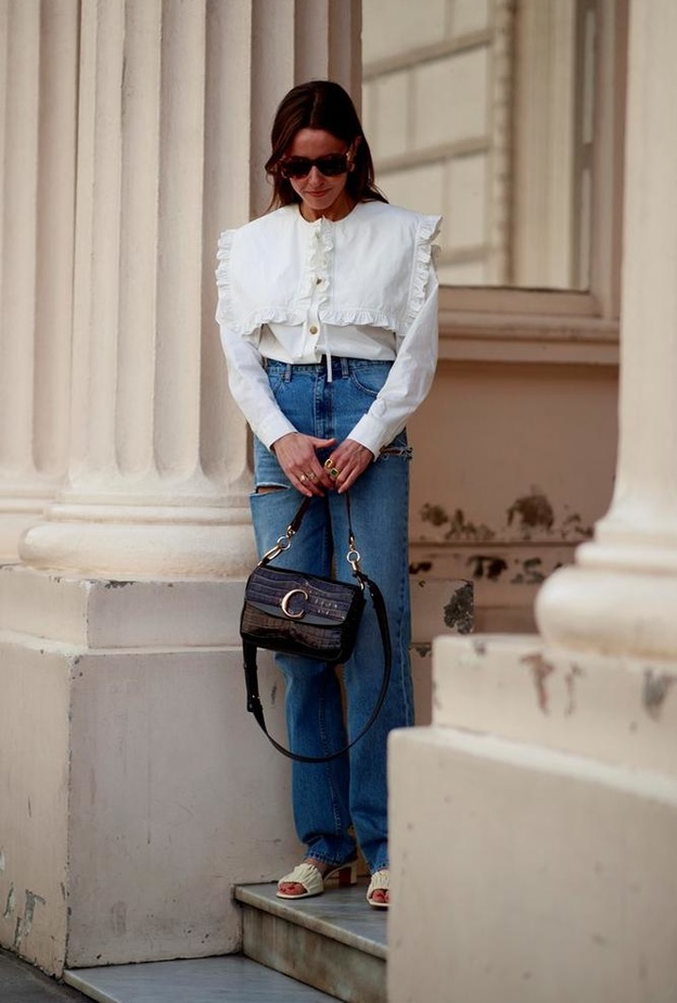 لخلق إطلالة متناسقة والتي تعد موضة تناسب الجسم المستطيل