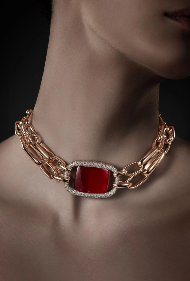 مجوهرات مرصعة بأحجار الروبليت والمقدمة من أحدث مجموعات المجوهرات (2)