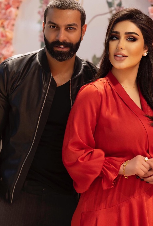 محمد الحداد وهنادي الكندري- انستغرام الفنانة